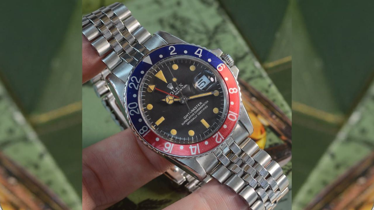 Rolex GMT-Master Pepsi Ref. 1675: o ícone da era dos jatos